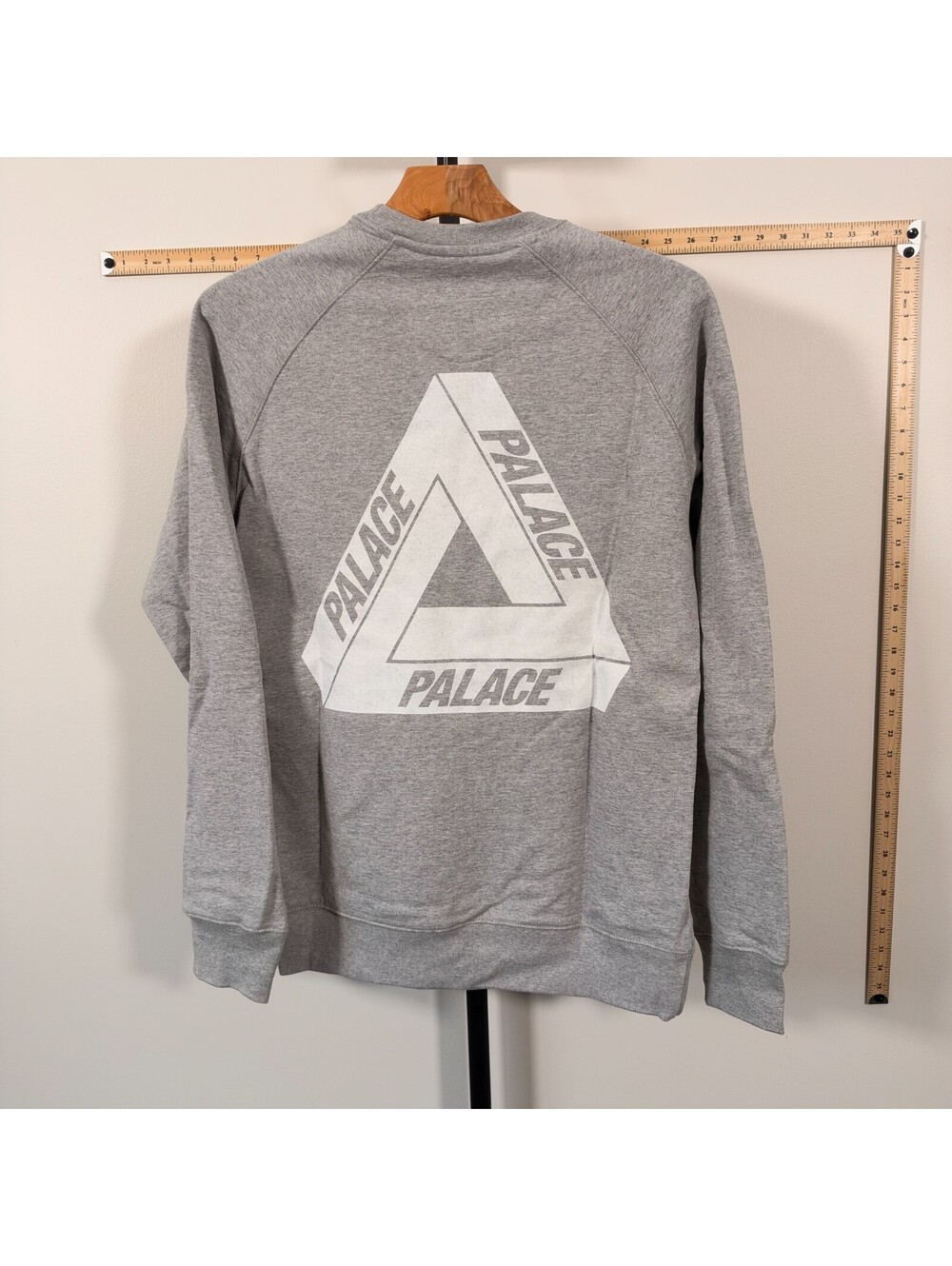 Palace Tri Ferg Crewneck Sweatshirt Grey Size XL
